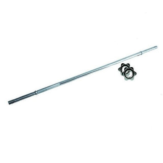 Bilanciere cromato 180 cm chiusura vite Toorx