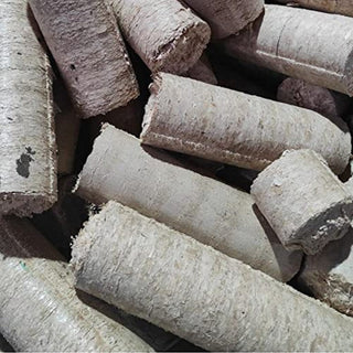 Tronchetti combustibili in legno pressato di faggio naturale italiano 100% - kg 22