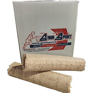 Tronchetti combustibili in legno pressato di faggio naturale italiano 100% - kg 22