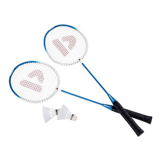 Set da gioco Badminton con 2 racchette, 3 volani e Borsa