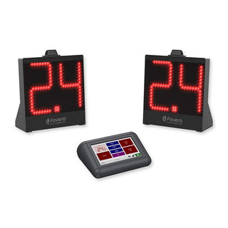 Kit Coppia Tabellone elettronico visualizzatore dei 24 secondi WSC-24s + Console-700