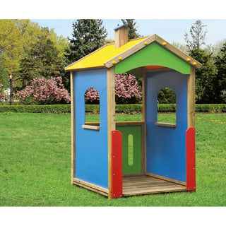 Casetta gioco con campanile