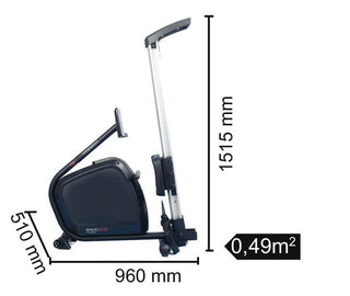 Vogatore Toorx Rwx 500 richiudibile elettromagnetico con ricevitore wireless