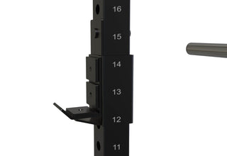 Half rack con 8 barre in acciaio per elastici e traliccio multipresa superiore Toorx Wlx 3400