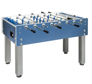 Calcio Balilla Garlando G-500 Weatherproof blu con aste rientranti