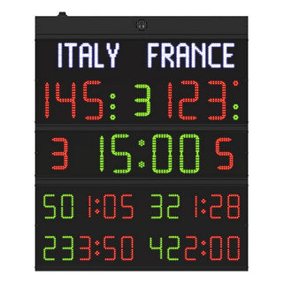 Tabellone segnapunti Elettronico multisport FC60H25N Omologato FIBA