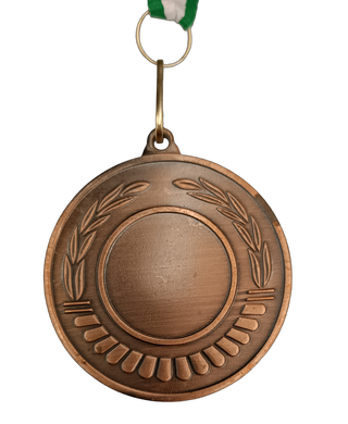 Medaglia per premiazione colore bronzo diametro mm 50