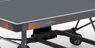 Tennis da tavolo Garlando Champion Outdoor con ruote piano grigio per esterno
